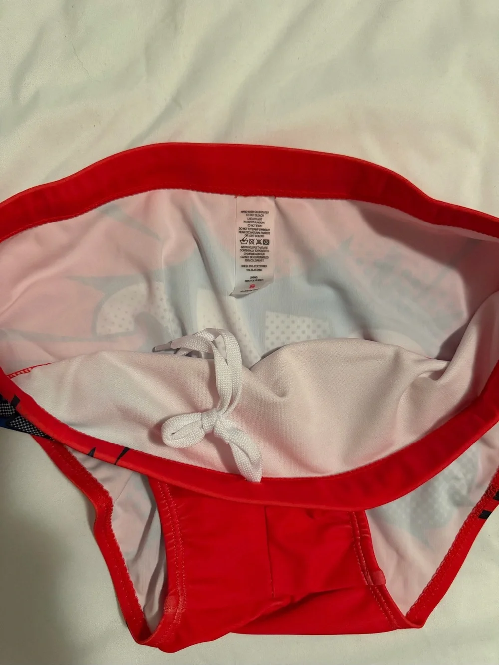 Men’s 30-34” Speedo Red Swim Briefs